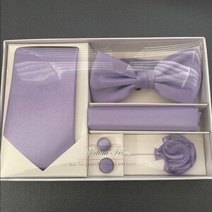 RODEM TREES - TIE GIFT BOX SET - LAVENDER - 5 PIECES - PROM